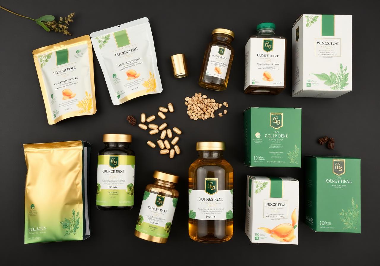 Premium herbal product range
